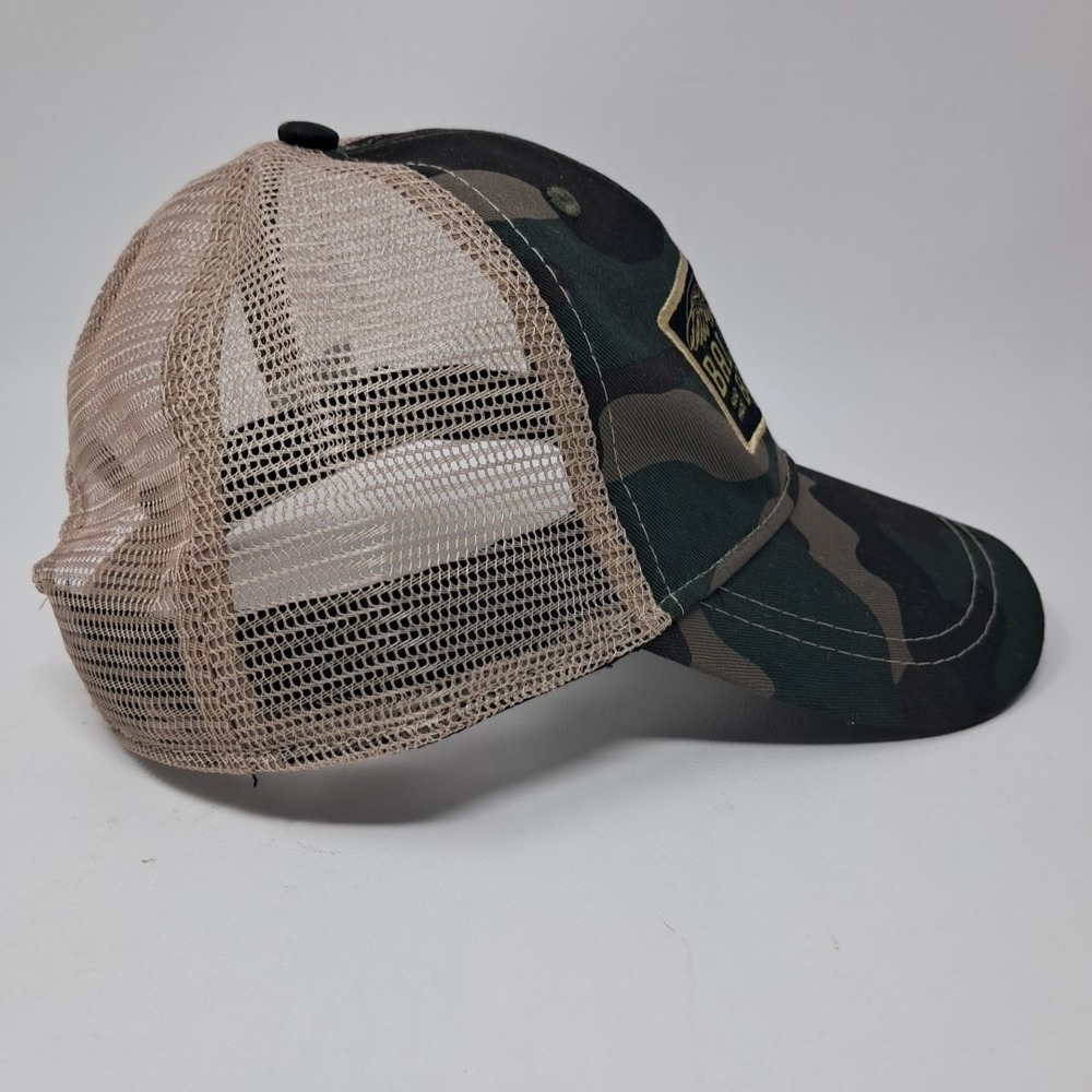 Bald Eagle Bourbon Hat Cap Snap Back Camouflage Mesh Trucker Patch One Size Camo - Picture 4 of 7